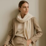 Žena v štýle quiet luxury – minimalistická móda, tichý luxus a nadčasová elegancia v roku 2025.